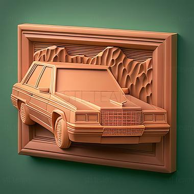 3D модель Cadillac Deville 1994 1999 р.в (STL)